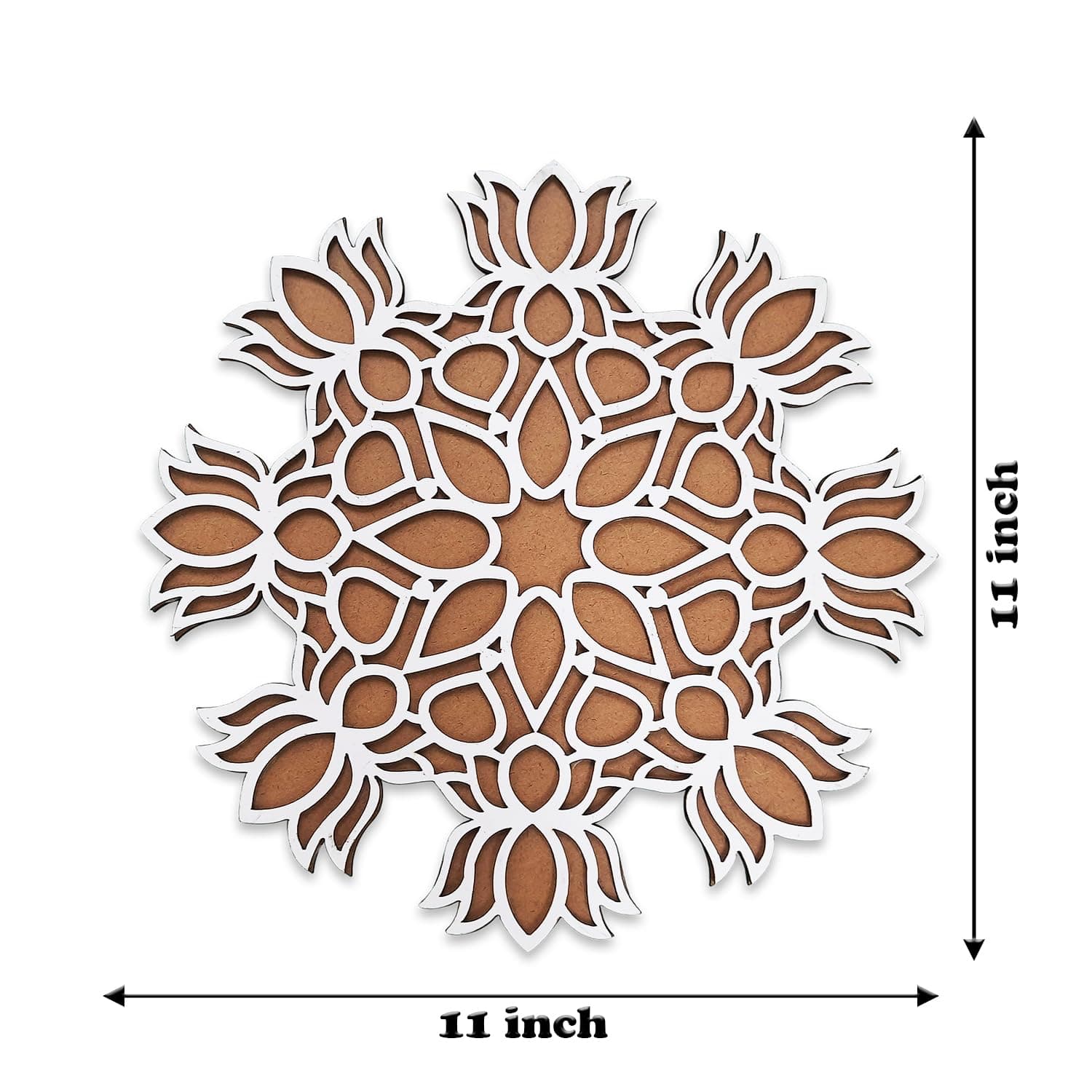 Ascension Portable Rangoli (11 inches) Stencil for Decor - Image 1