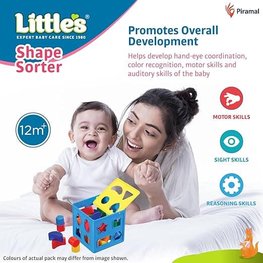 Little's Shape Sorter Cube | Shape Sorter Toys for Kids - Image 2