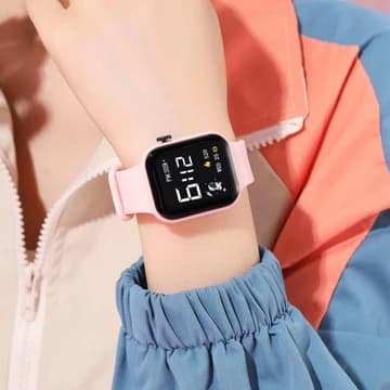 Square LED Digital Wristwatch - Image 4